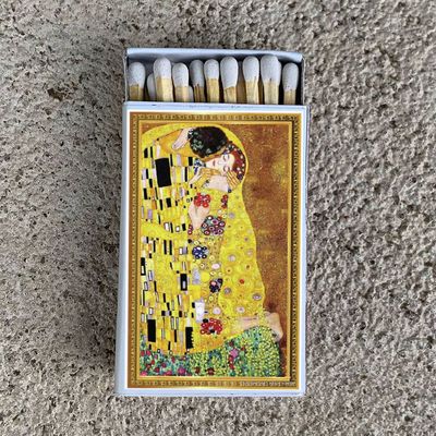 Matches • Art • The Kiss Klimt • Home Decor for Candles