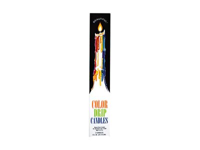 Color Drip Candles - 2 Pack
