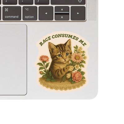 Feisty Kitty Vinyl Sticker