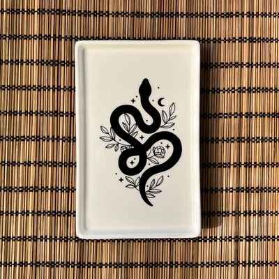 Ceramic "Snake" Tray