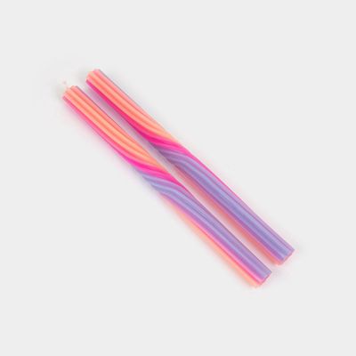 Pivot Candles - Orange &amp; Pink (2 Pack) - 11" Vibrant Tapers