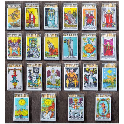 Matches • Tarot All Major Arcana Set• Home Decor for Candles