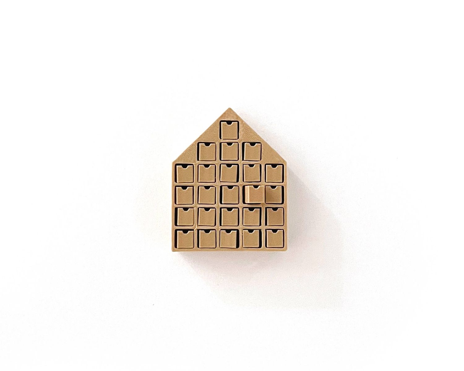 Miniature House Advent Calendar