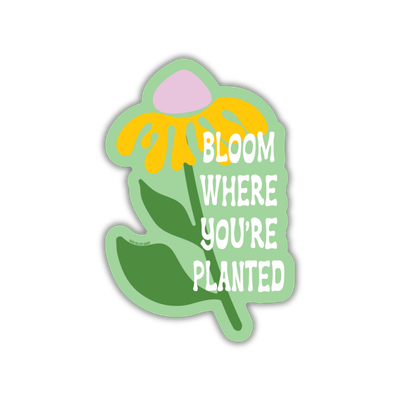 Bloom Motivational Sticker