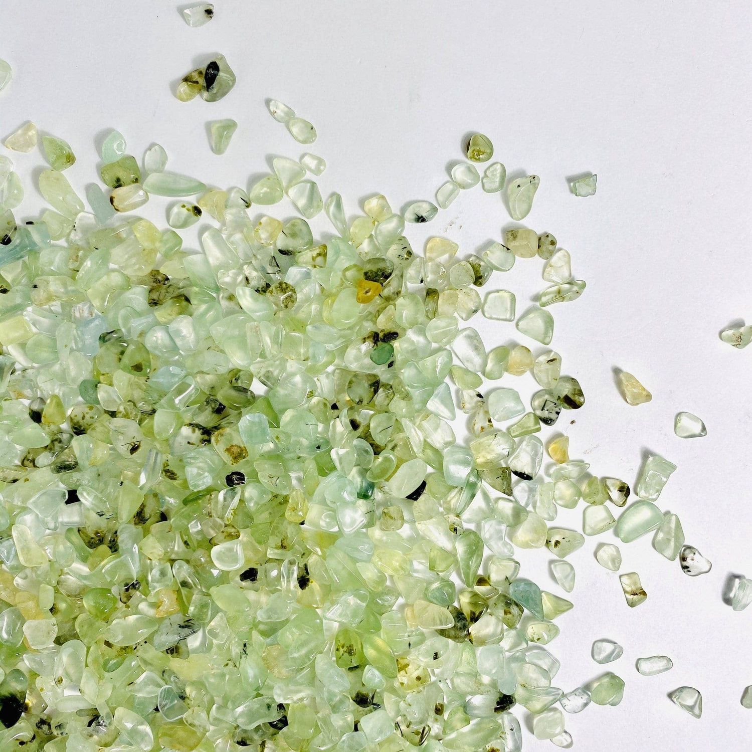 Prehnite Crystal Chips