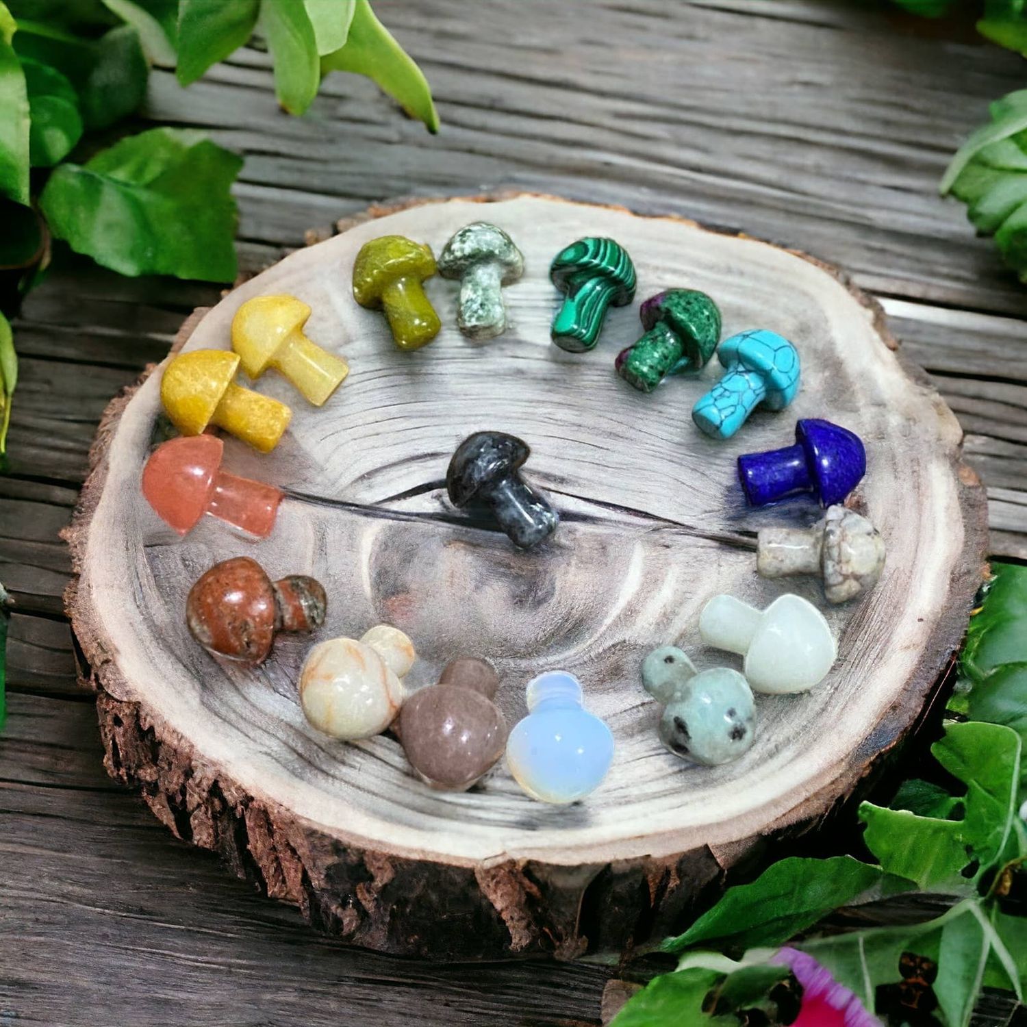 Crystal Mini Mushroom Stones