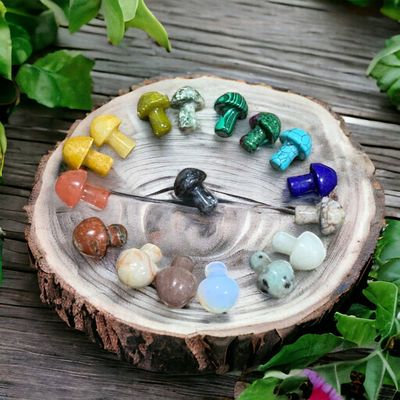 Crystal Mini Mushroom Stones