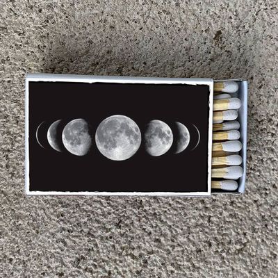 Matches • Moon Phases • Home Decor for Candles and Incense