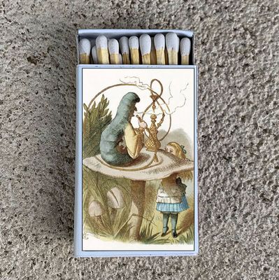 Matches • Alice in Wonderland &amp; the Caterpillar Matchboxes