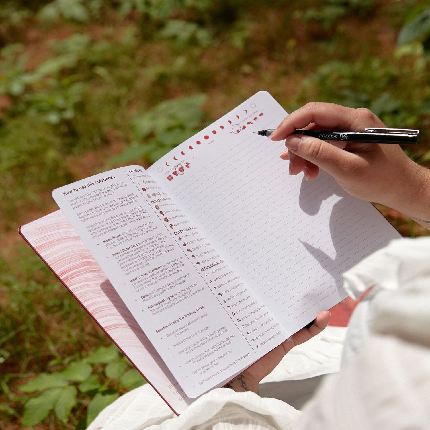 Cyclical Notebook – A Blank &amp; Lined Tracking Journal for Expansionn