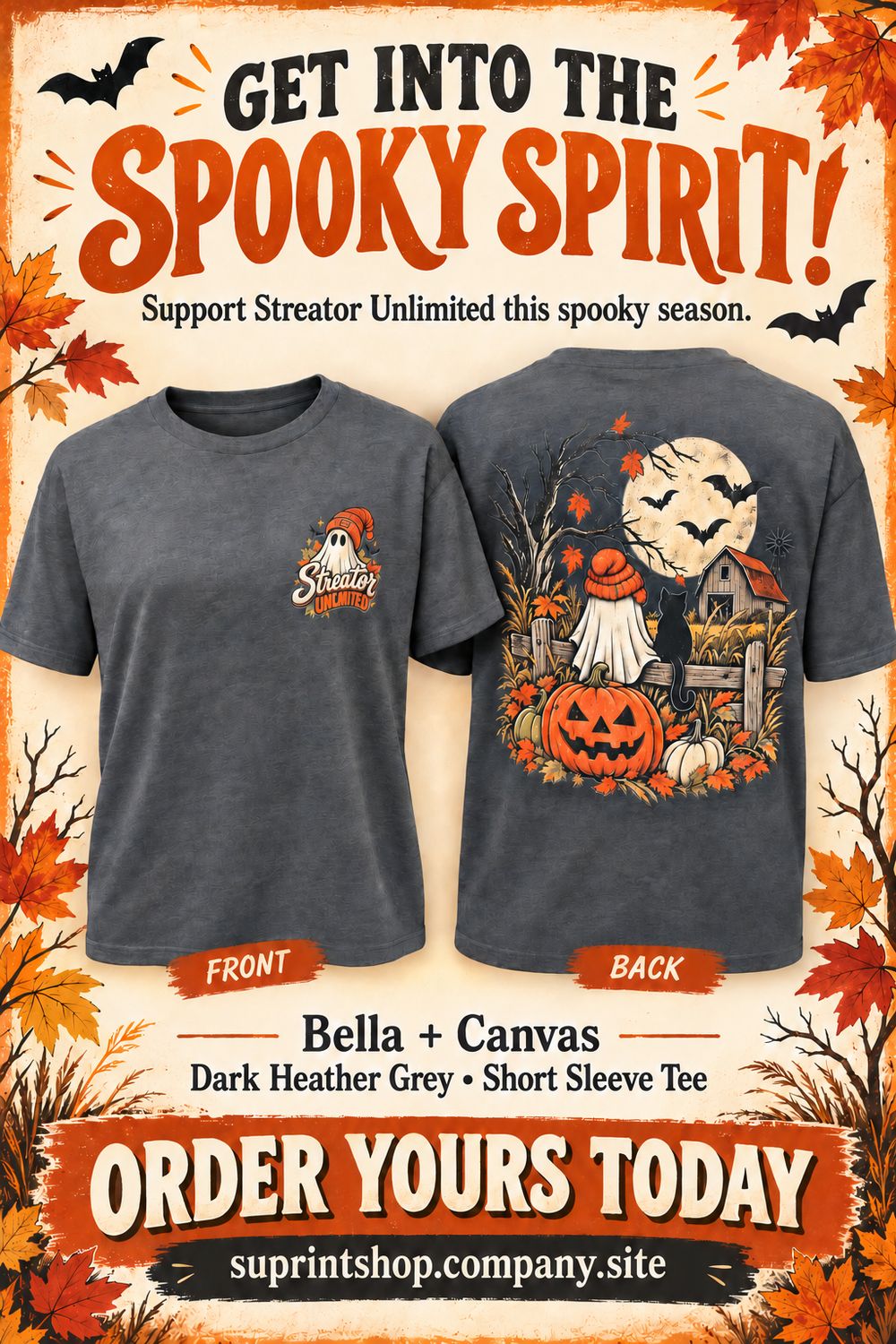 Spooky Cute SU T-Shirt (Bella and Canvas)