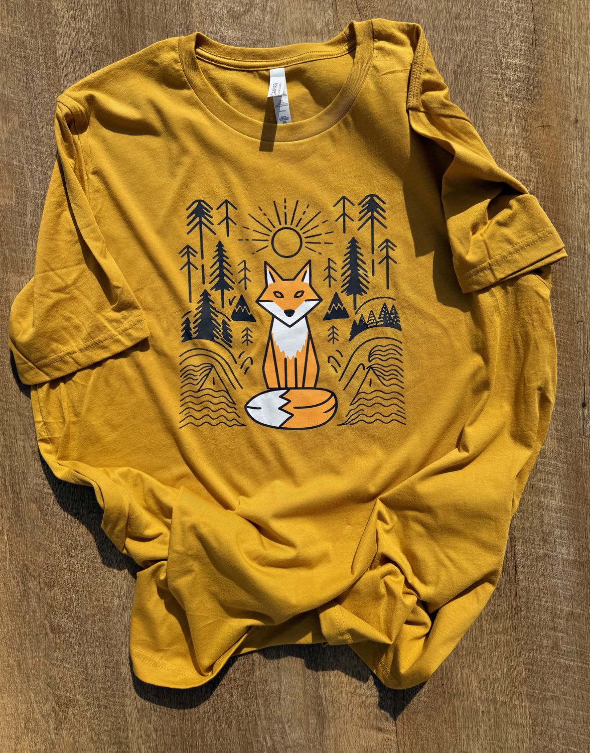 What the Fox Say Design T-Shirt (Bella and Canvas)