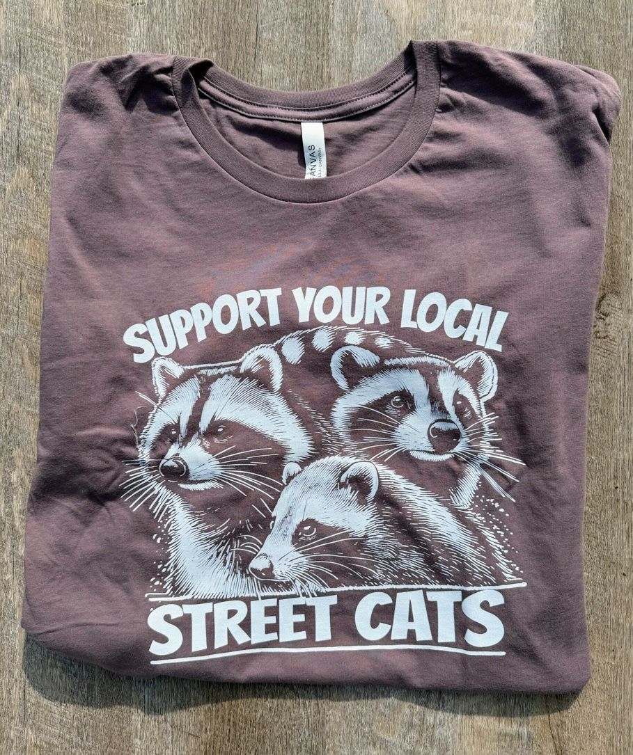 Street Cats Design T-Shirt (Bella and Canvas)
