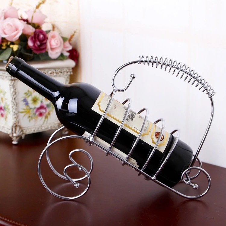 Tricycle Iron Wine Bottle Holder