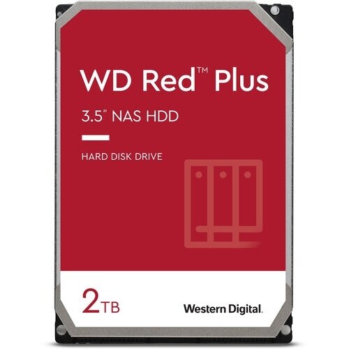 Western Digital 2TB Red Plus NAS Internal Hard Drive 3.5''(WD20EFZX)