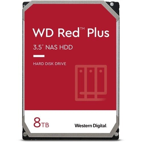 Western Digital 8TB Red Plus NAS Internal Hard Drive 3.5''(WD80EFZZ)