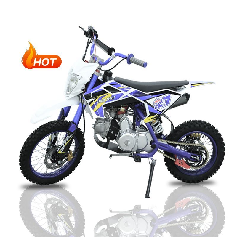 New Design 110cc Kids Motorbike Gasoline 4Stroke Mini Dirt Bike For 14 Years Kid