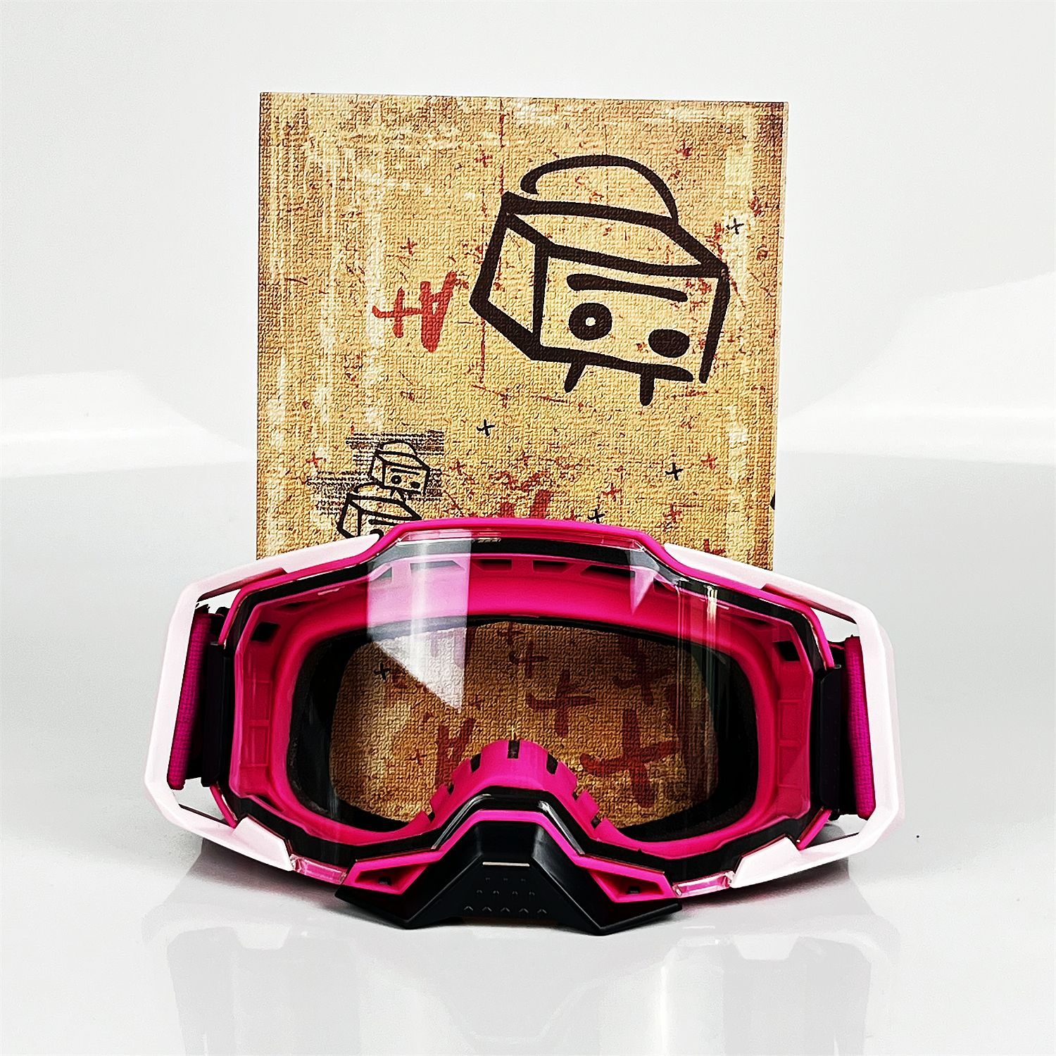 Motorcycle Goggles Dirt Bike Accessories Riding UV400 Men Motorcycle Glasses Cycling For Motocycles Mountain BikesBicycles MX AT