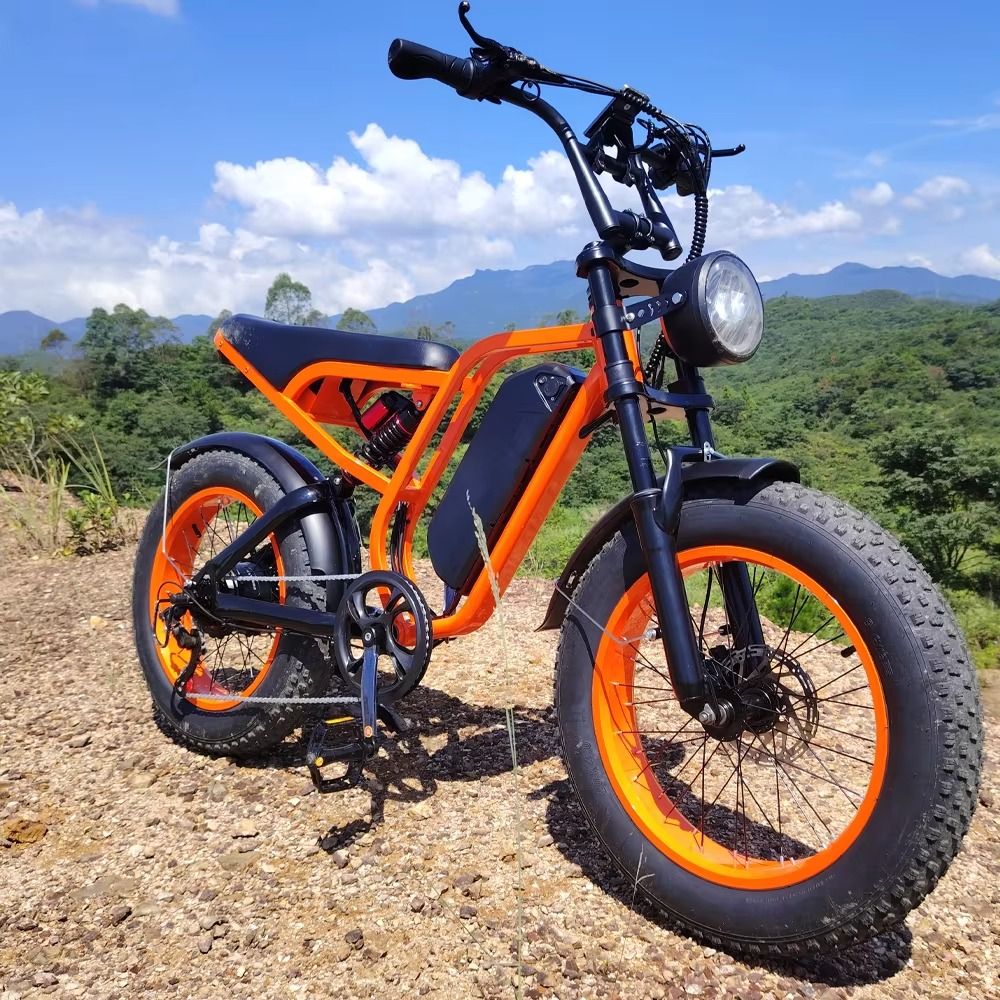 SU8 Electric Bike for Adults - 20'' Fat Tire, 1500W 48V 7-Speed, Long Range E-Bike All-Terrain Commuter