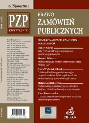 Kwartalnik "Prawo Zamówień Publicznych" nr 03/2020
