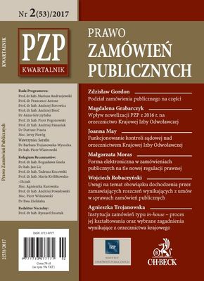 Kwartalnik "Prawo Zamówień Publicznych" nr 02/2017