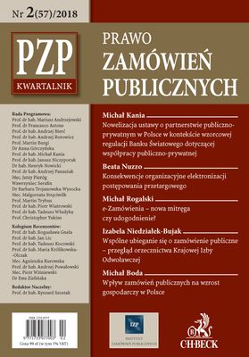 Kwartalnik "Prawo Zamówień Publicznych" nr 02/2018
