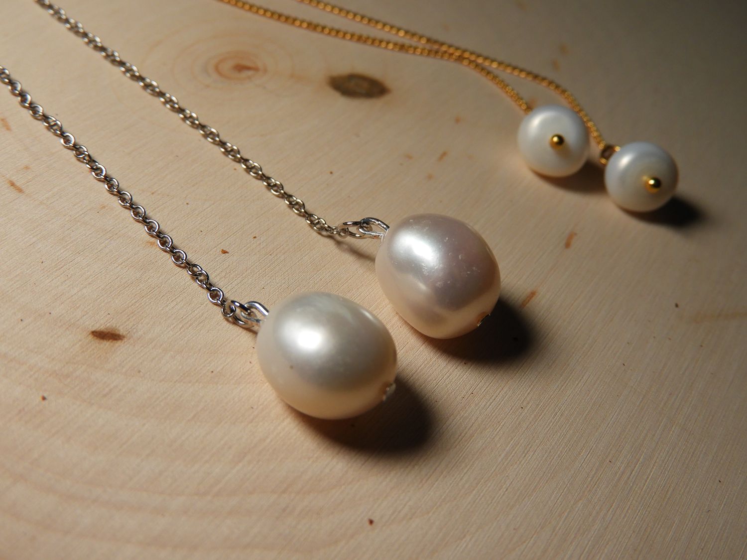 LARGE PEARL DROP EARRINGS