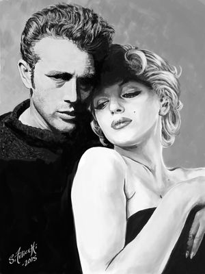 Marilyn Monroe & James Dean