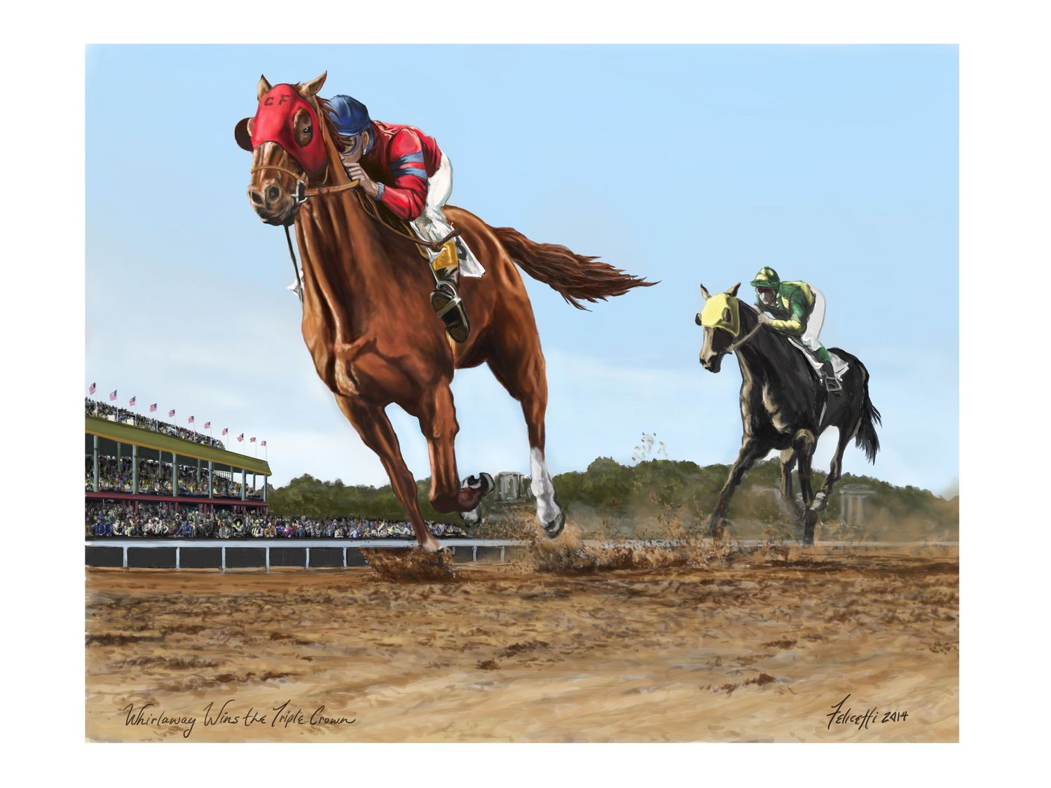 Whirlaway Wins the Triple Crown Whirlaway Wins the Triple Crown