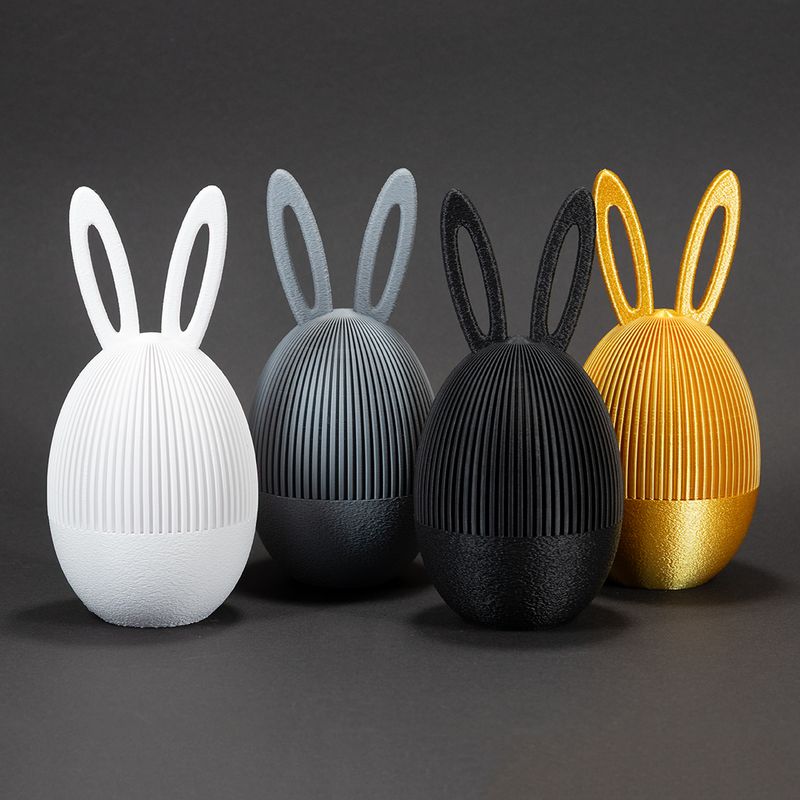 Oster-Ei mit Ohren Japandi