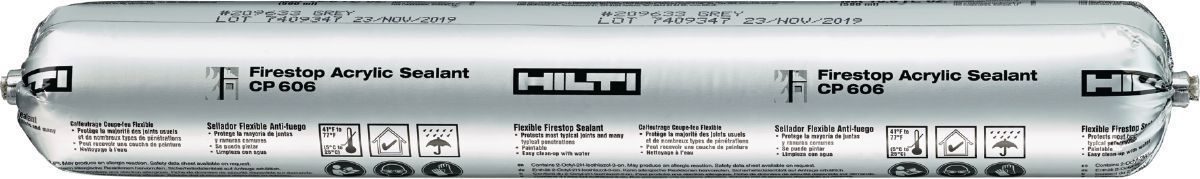Hilti CP 606 Flexible Firestop Sealant – Fire Rated Acrylic Joint & Penetration Sealant (Up to 4 Hour FRL)