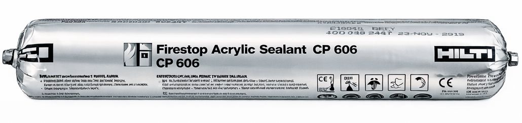 Hilti CP606 Flexible Firestop Sealant – Fire Rated Acrylic Joint & Penetration Sealant (Up to 4 Hour FRL)