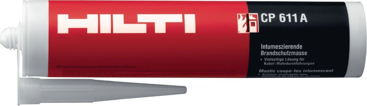 Hilti CP 611A Intumescent Firestop Sealant – Expanding Fire Rated Sealant for Cables & Pipes (Up to 2 Hour FRL)