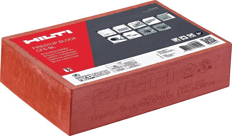HiltiCFS-BL firestop block - Firestop blocks, plugs, or cushions - Hilti Australia