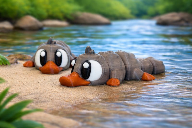 Australian Playful Platypus