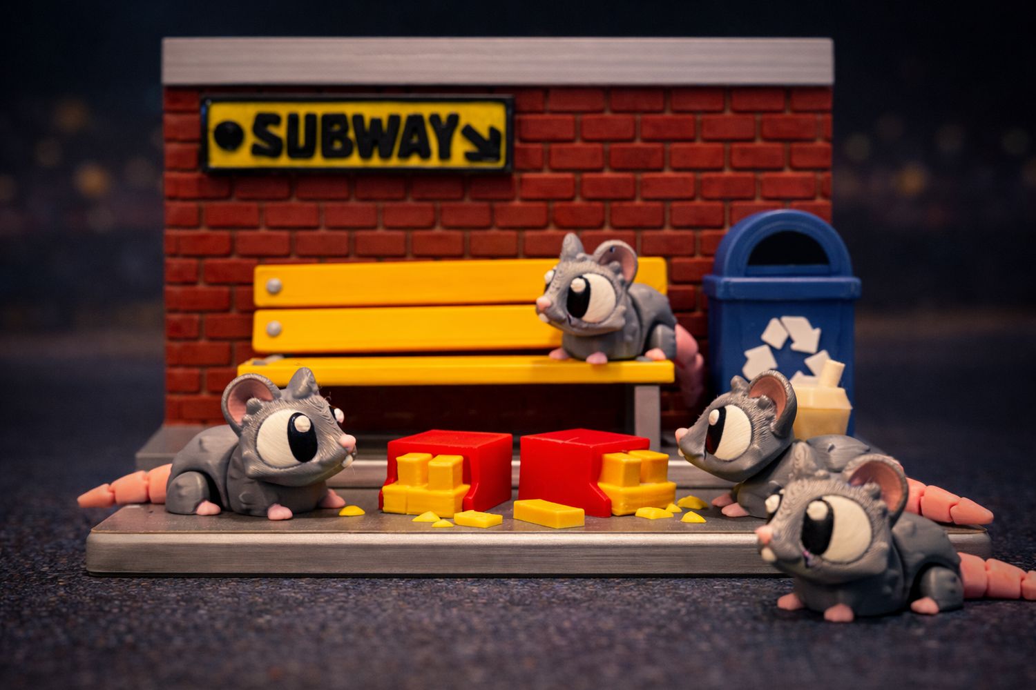 Subway Scurry Play Scene