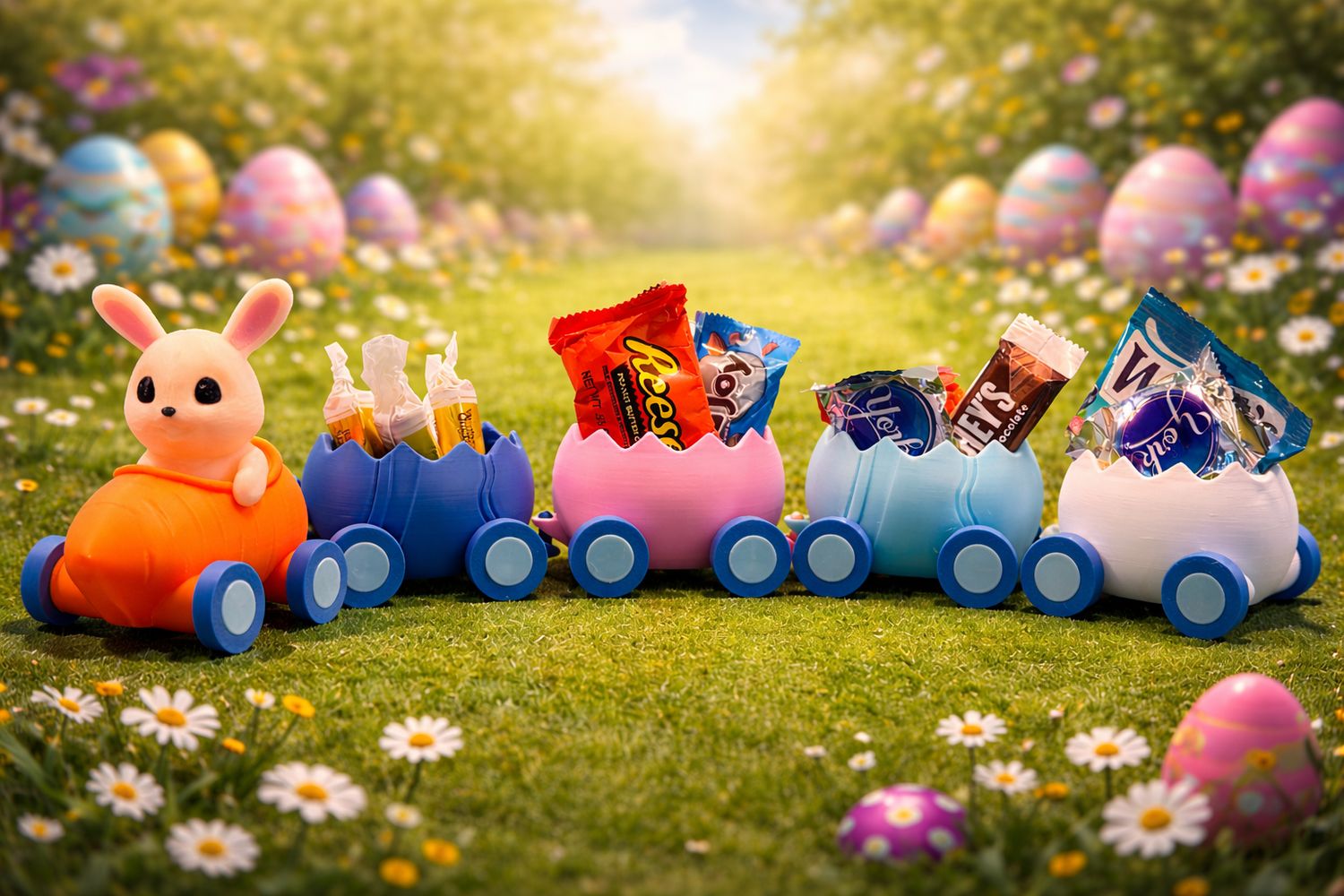 Easter Bunny Express - Candy Train
