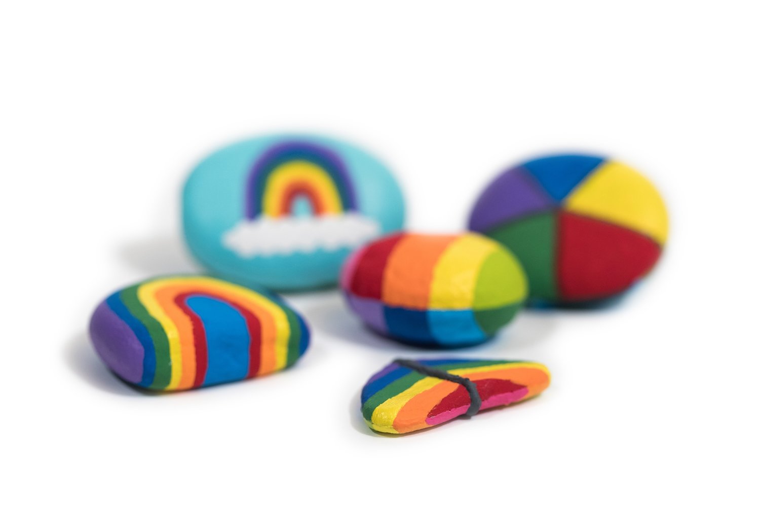 Rainbow theme Touch Stones (price per stone - discount for group purchases)