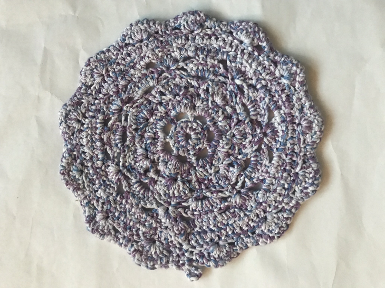 Huckleberry Swirl Large Hot Pad or Dishcloth