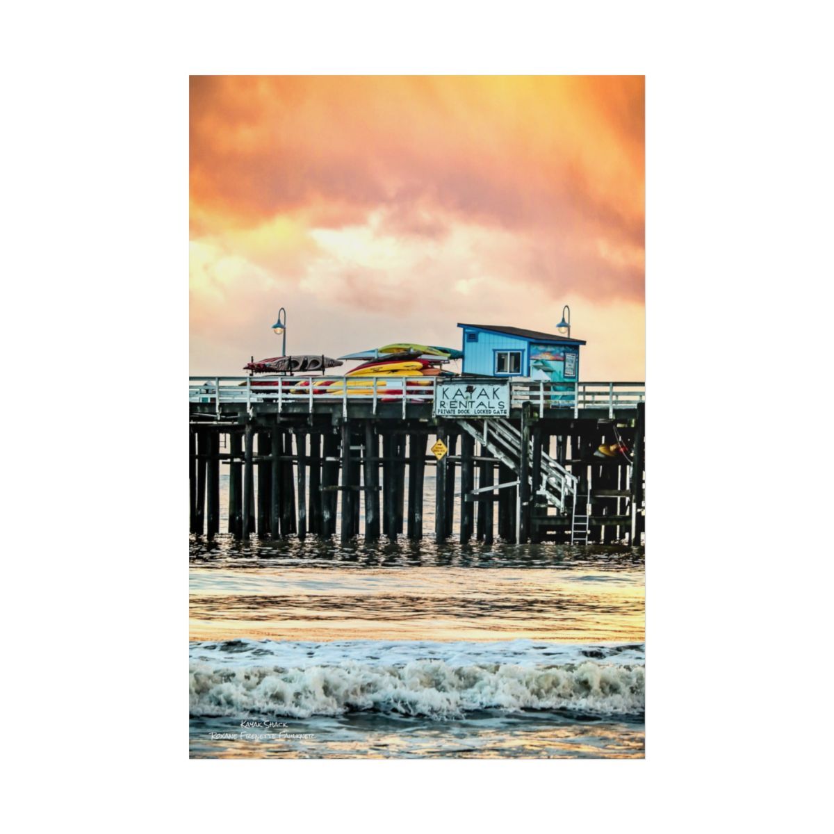 Kayak Shack | Rolled Poster