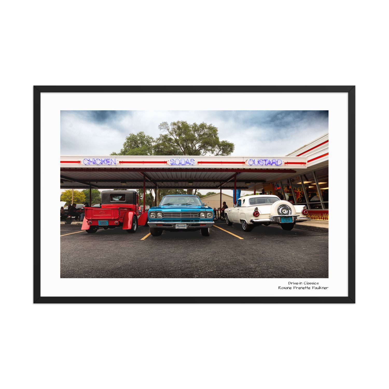 Drive-in Classics | Framed print