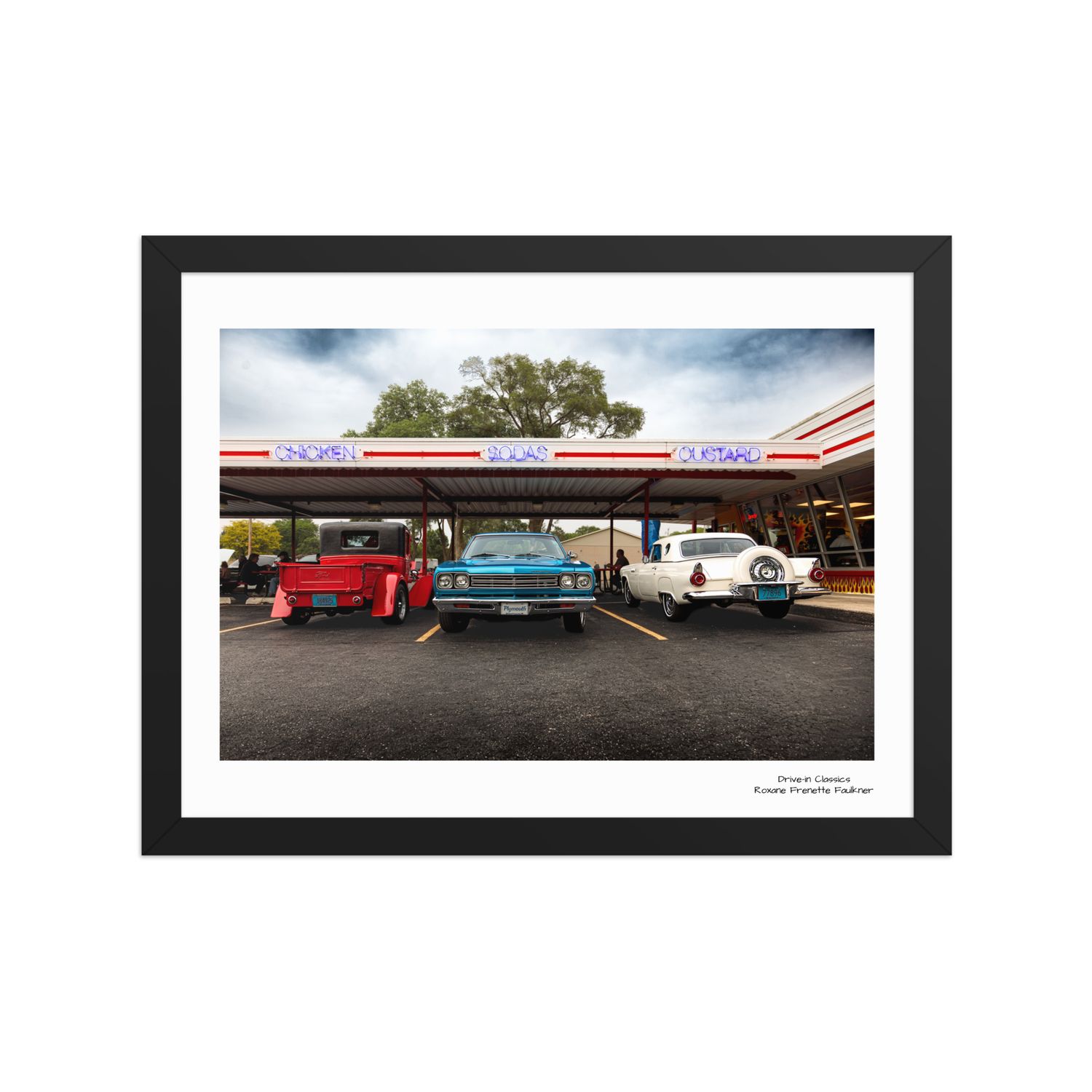Drive-in Classics | Framed print