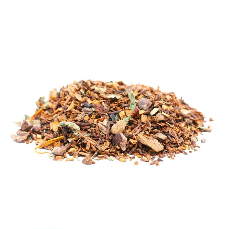 (120mg THC/ 20mg CBD) Spiced Chocolate Rooibos Tea By Temple Tea