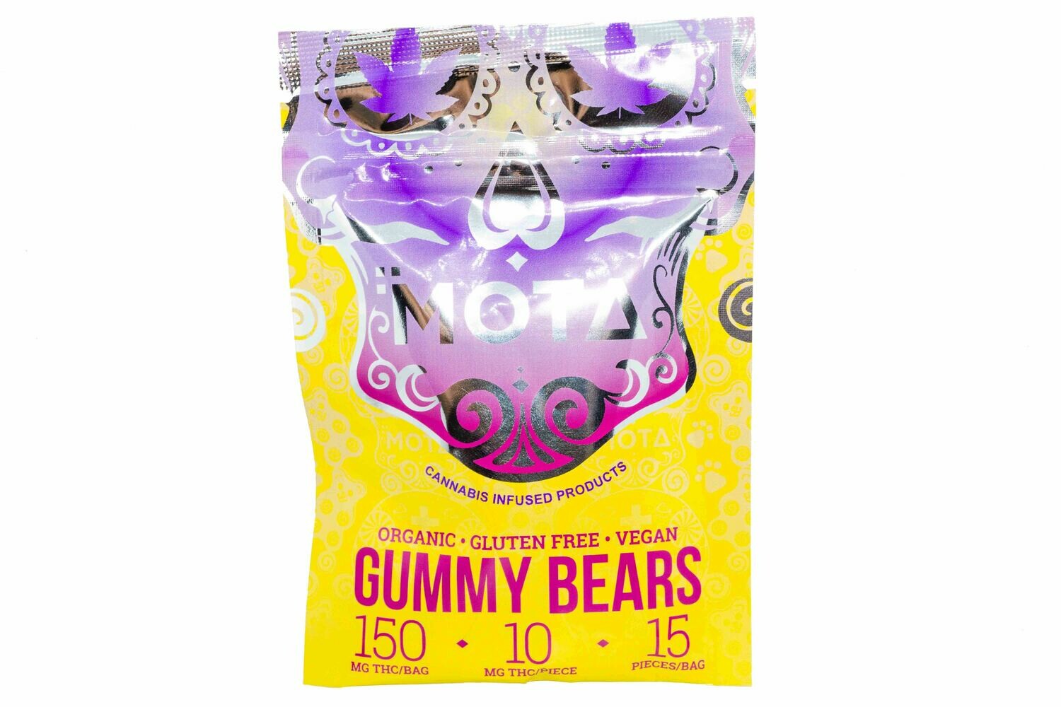 (150mg THC) Organic Gummy Bears By Mota (Vegan/Gluten Free)
