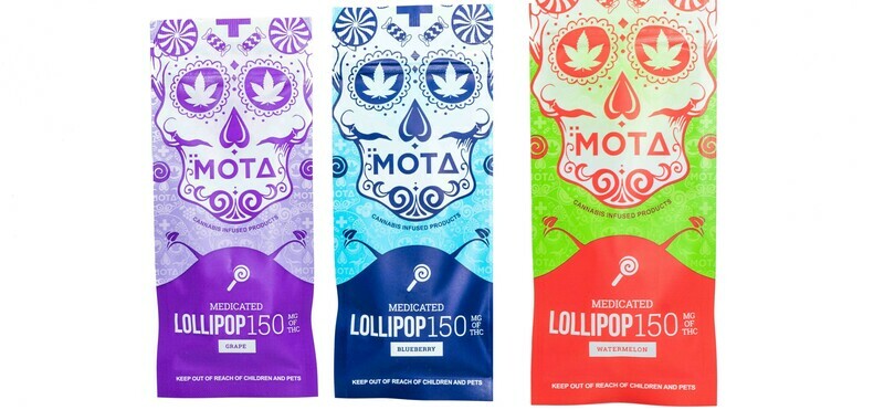 (150mg THC) Lollipops By Mota (Cane Sugar)