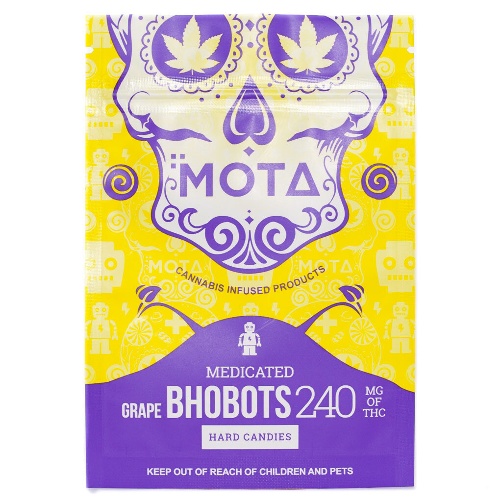 (240mg THC) BHO Bots By Mota, Flavour: Grape