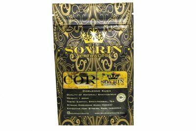 Corleone Kush Shatter (Indica) By Sovrin Extracts Corleone Kush Shatter (Indica) By Sovrin Extracts