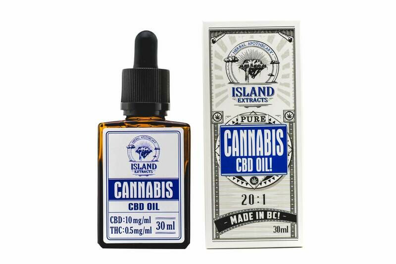 300mg 20:1 CBD Tincture (Full Spectrum) (30ml) by Island Extracts (Discontinued - while supplies last)
