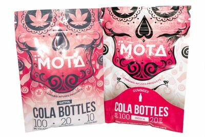 (100mg THC/20mg CBD) Cola Bottles By Mota
