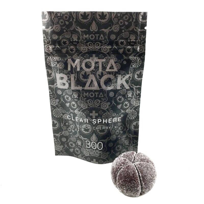 (300mg THC) Black Cherry Clear Sphere By Mota